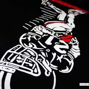 Black Red Deion ATL 7 shirt match Air Diamond Turf