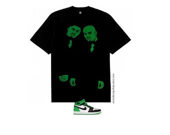 Camiseta corta a juego con el aire de Lucky Green