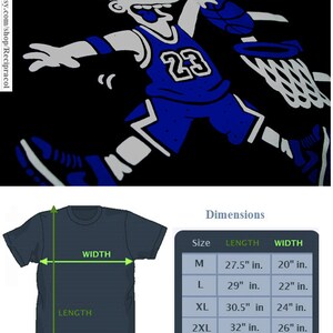 Black Royal Blue Slam Dunk 1985 Champ Shirt for Jordan 1 Retro - Etsy