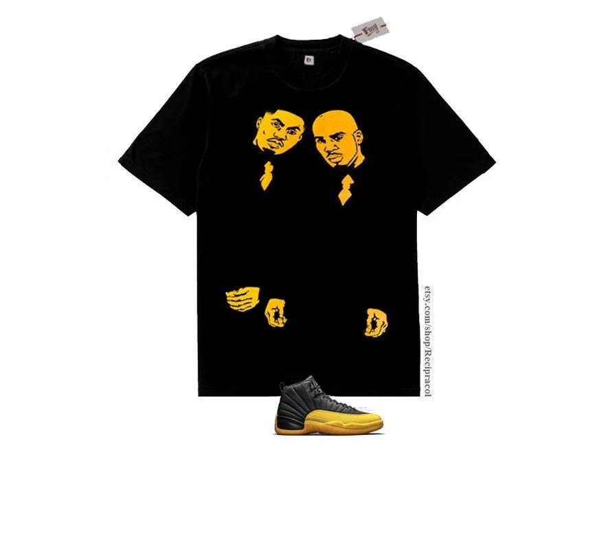 university gold jordan 12 shirt