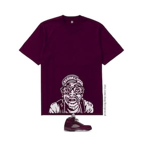 Zombie air shirt for Jordan 5 Retro Burgundy