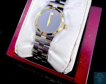 Movado Ladies Watch With Genuine Diamonds