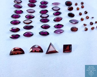 Garnet (Genuine/All Natural Loose Gemstones) 30 Carats at Wholesale Price