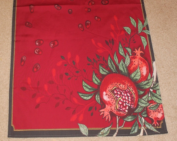 50-27 in Pomegranate tablecloth