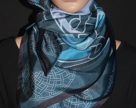 SILK SCARF Free one day shipping perfect gift for mother, for her