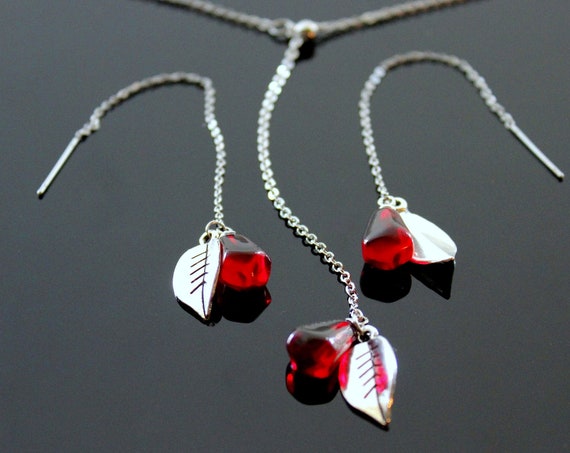 Pomegranate jewelry set