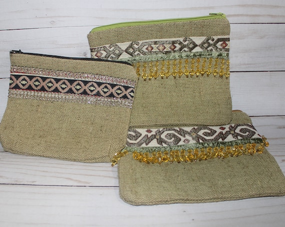 Cosmetic & Toiletry Canvas Bag, Makeup Bag