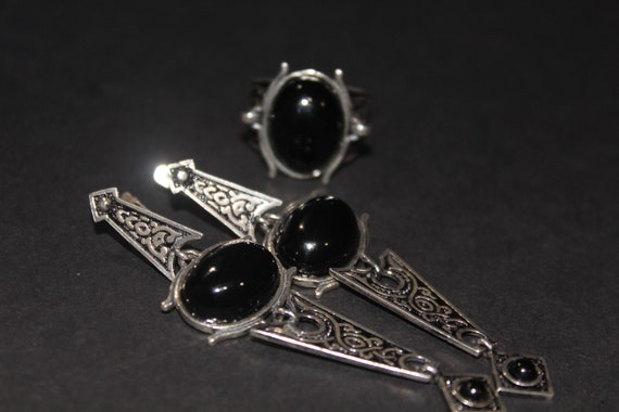 Hand made sterling silver jewelry set Made in Armenia