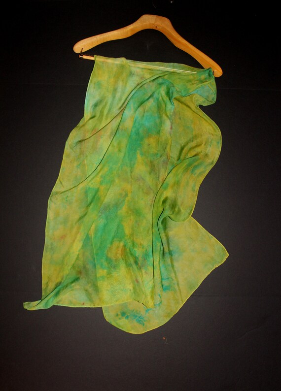 70-17 in Hand dyed silk chiffon scarf