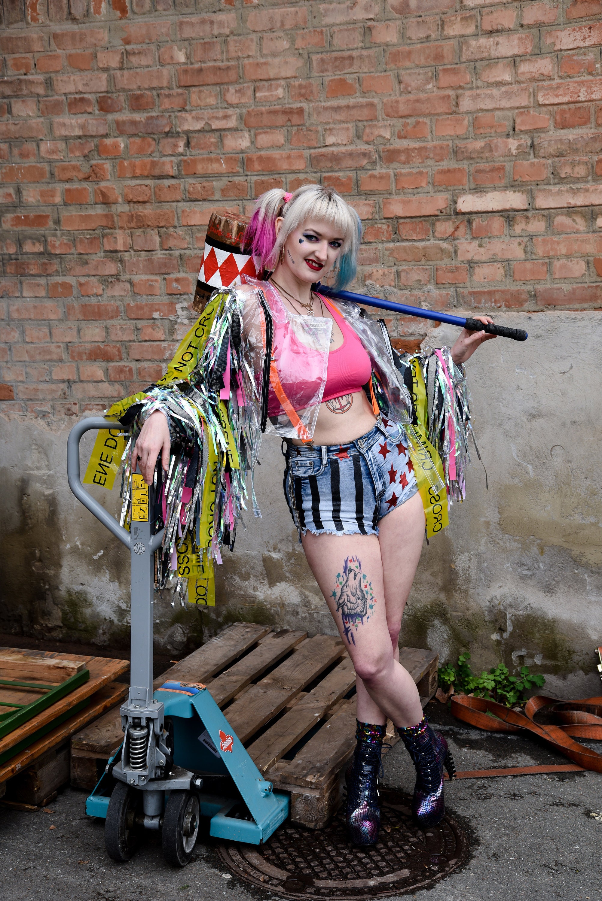 Harley Quin Jacket - Etsy