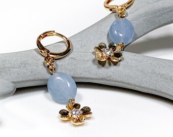 Earrings "Florentine" Gold Plated 18K, high quality on brass.