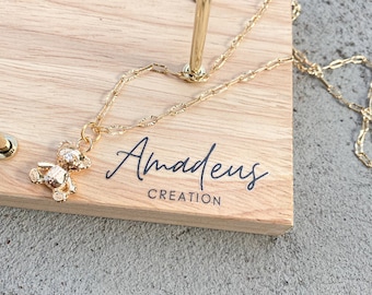 18K Gold Plated “Bear” Chain