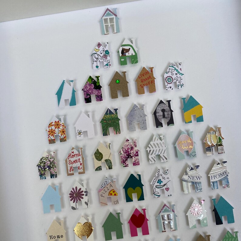 New Home Keepsake | New Home Gift | Personalised House Collage | House Wall Art | House Warming Present | First Home Gift | Address Wall Art image 8