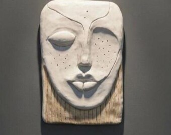 Emergence Study — Minimal Figurative Relief in Clay