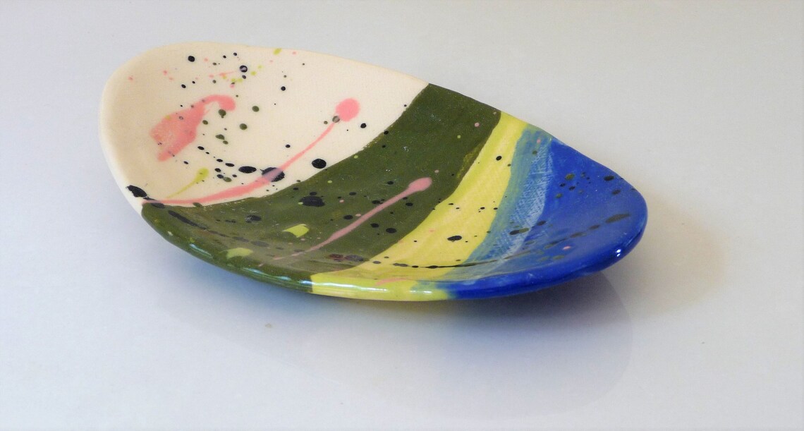 Studio Pottery Ceramic Candy Dish One of a Kind Hand Made Etsy