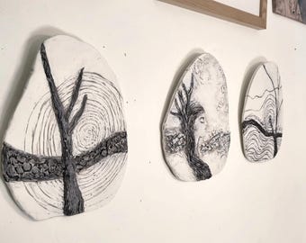 Echoes of the Past — Fragmented Relief Study in Clay & Plaster