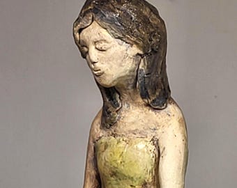 Waiting — Figurative Study in Ceramic