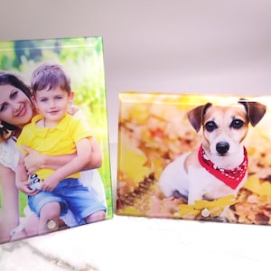 Your photos on glass