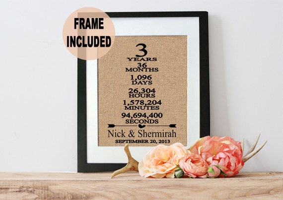 3eme Cadeau Danniversaire De Mariage 3eme Cadeau Etsy