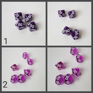 ONE individual d10% dnd die, polyhedral gaming dice, DnD dice, RPG dice, D and D dice, spare die, spare d10 percentile dice, single die