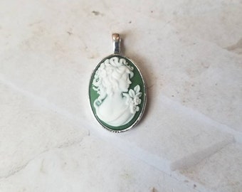 Cameo pendant, cameo necklace, Three Graces cameo pendant, unicorn cameo pendant, girl with pearls cameo pendant, cat cameo pendant