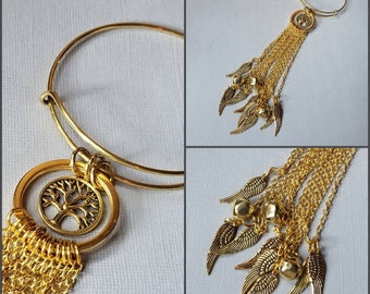 Witch bells, gold witch bells, faerie bells, protection bells, witches protection bells, bells for doors, witches bells