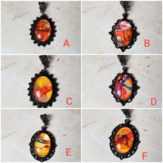 Alcohol ink art jewelry, alcohol ink pendant, alcohol ink on glass, original art jewelry, alcohol ink pendant, alcohol ink necklace
