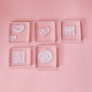 Motivstempel, Herz Stempel, Stempel zum Basteln, Stempel Lot, Grußkarten selber machen, preiswert, Scrapbooking