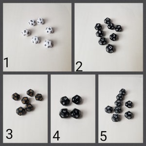 ONE individual d12 dnd die, single polyhedral gaming die, DnD dice, RPG dice, D and D dice, spare die, spare d12 dice, single die