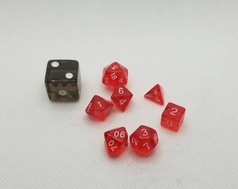 Lot De 15 Dés Rouges D4 – Cubes De Pierre 2 Cm – Accessoires RPG Durables – Pour Jeux De Rôle Et Joueurs Passionnés