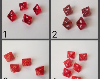Extra d8 dnd dice, polyhedral gaming dice, DnD dice, RPG dice, D and D dice, spare dice, spare d8 dice, d and d d8 dice,