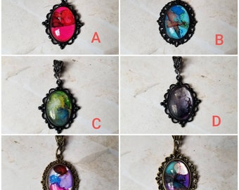 Alcohol ink art jewelry, alcohol ink pendant, alcohol ink on glass, original art jewelry, alcohol ink pendant, alcohol ink necklace