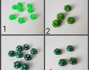 ONE individual d12 dnd die, single polyhedral gaming die, DnD dice, RPG dice, D and D dice, spare die, spare d12 dice, single die