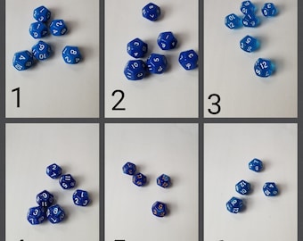 ONE individual d12 dnd die, single polyhedral gaming die, DnD dice, RPG dice, D and D dice, spare die, spare d12 dice, single die