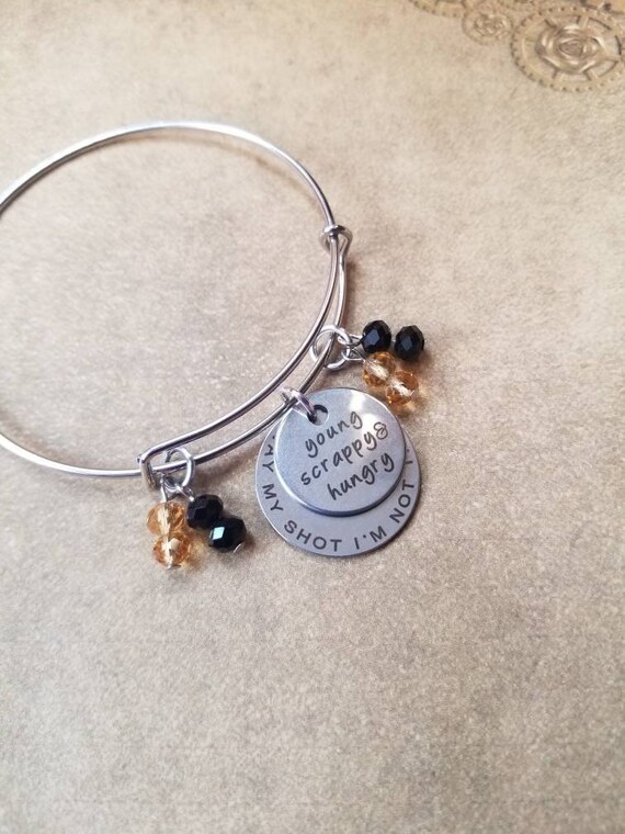 Hamilton bracelet, Hamilton charm bangle, silver toned bangle, expandable bangle, charm bracelet, Hamilton charm bangle, Hamilton musical