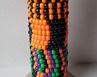 Pulseiras Kandi de Halloween, pulseiras de miçangas variadas, pulseiras da amizade, pulseiras, pulseiras da moda, pulseiras da amizade de Samhain