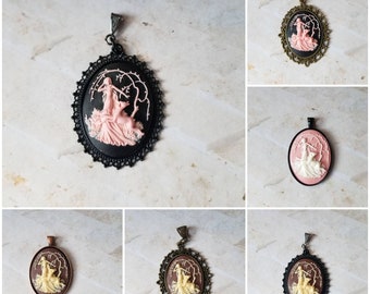 Cameo pendant, cameo necklace, Goddess cameo jewelry, Goddess pendant, Goddess Diana cameo, Goddess Diana cameo pendant, Diana the huntress