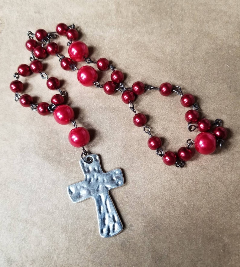 Anglican prayer beads rosary Methodist prayer beads | Etsy
