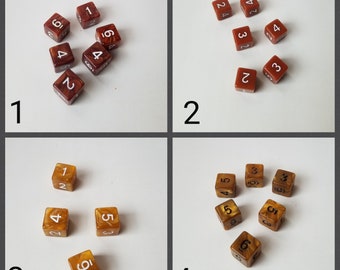 INDIVIDUAL 16mm d6 dnd dice, polyhedral gaming dice, DnD dice, RPG dice, D and D dice, spare d6 dice, d6 opaque dice, d6 dice, ONE die