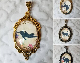 Cat pendant, photo behind glass, cat pendants, glass cabochons,  photo jewelry,  photo jewelry, kitten necklace, kitty jewelry, cat necklace