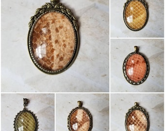Snake shed jewelry, snake shed pendant, snakeskin necklace, cruelty free snake sheds, Boa Constrictor shed jewelry, Boa shed skin pendant
