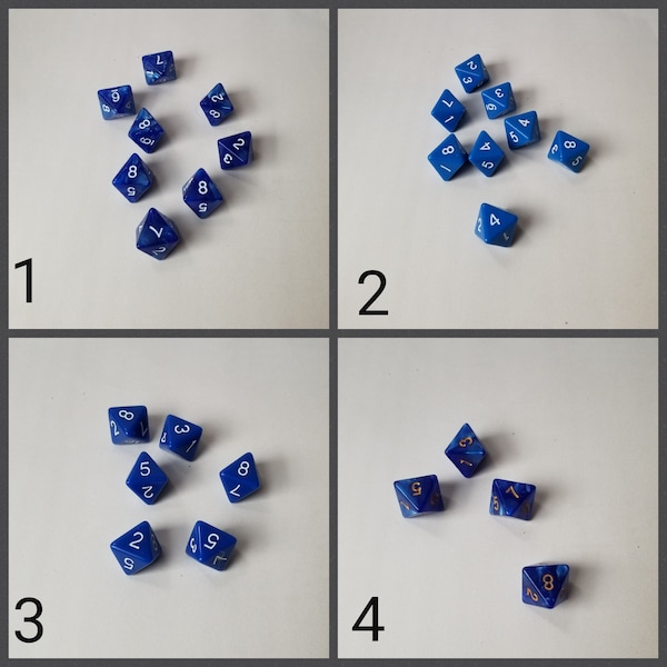 One extra d8 dnd dice, polyhedral gaming dice, DnD dice, RPG dice, D and D dice, spare dice, spare d8 dice, d and d d8 dice,