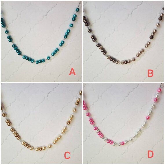 NOT MY PRESIDENT necklace, Not my president Morse code necklace, silver tone, glass pearls, anti-Trump necklace, Morse code, choice of four