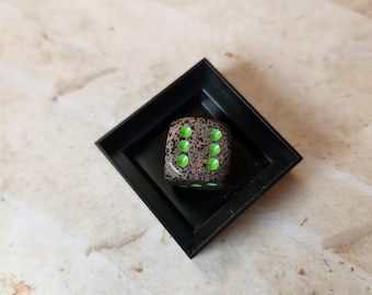 Individual Chessex Earth d6 die, extra 16mm d6 dnd dice, ornate polyhedral gaming dice, DnD dice, RPG dice, spare dice, spare d6 dice,