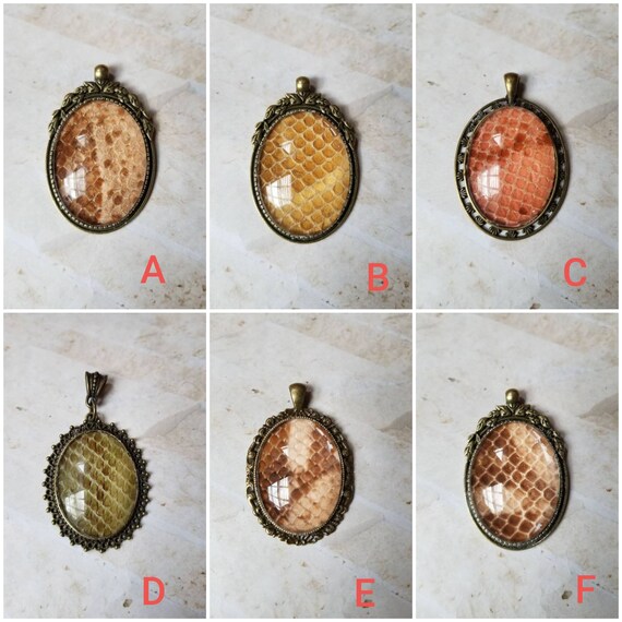 Snake shed jewelry, snake shed pendant, snakeskin necklace, cruelty free snake sheds, Boa Constrictor shed jewelry, Boa shed skin pendant