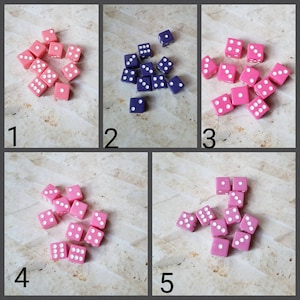 Individual extra 16mm d6 dnd die, extra polyhedral gaming dice, DnD dice, RPG dice, D and D dice, spare dice, spare d6 dice, square edge,