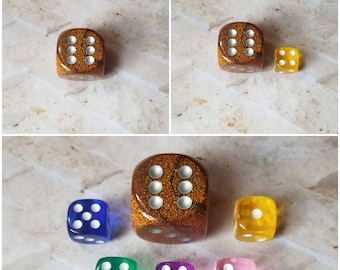 30 mm チェセックス グリッター ゴールド シルバー ピップ付き