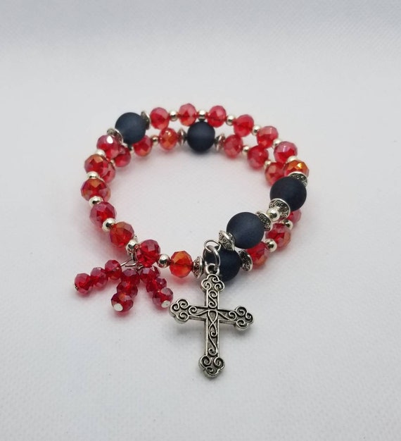 Gem-inside Natural Mala Anglican Muslim Catholic Christian Episcopal Prayer  Rosary Stone Beads Bracelet For Men Women - AliExpress