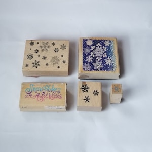 Rubber stamps, Christmas rubber stamps, rubber stamps for crafts, rubber stamp lot, make your own holiday season cards, great value