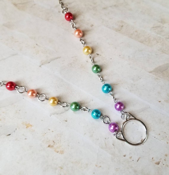 Key day collar, glass pearls, discreet day collar, symbolic jewelry, BDSM collar, submissive collar, car ears, LGBTQ jewelry, stainless